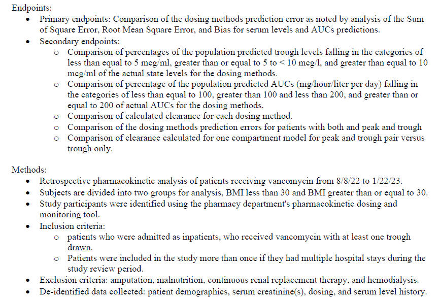 Comparison of Vancomycin Dosing Predictions for A One-Compartment Open Model Versus Optimized Goti and Carreno Two-Compartment Model III
